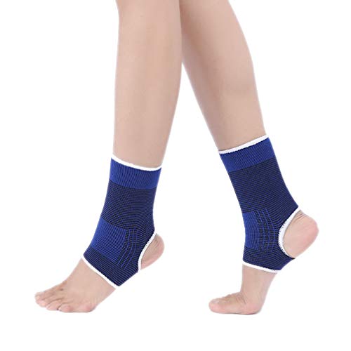 Luwint kid Compression Ankle Brace - Knitted Ankle Sleeve Sock Support for Sprains Arthritis Tendonitis Running Fitness, 1 Pair