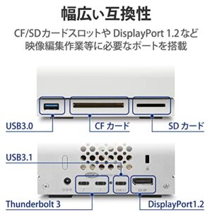 LaCie 2big Dock RAID 28TB External RAID Hard Drive HDD with SD Card CF Card Slots, for Mac and PC Desktop Data Redundancy Thunderbolt 3 USB-C USB 3.0, 1 Month Adobe CC, Data Recovery (STGB28000400)