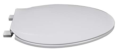 Plumbing Technologies, LLC 2F1E0-00 Toilet Seat, Elongated, White