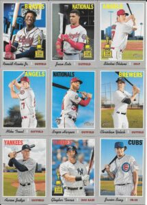 2019 topps heritage baseball complete base set 400 cards
