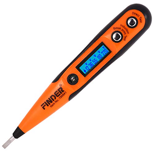 Finder Digital Voltage Tester Pen 12V-220V DC & AC Voltage Detector Intelligent Induction Electroprobe for Home Appliance Repairing and Detection