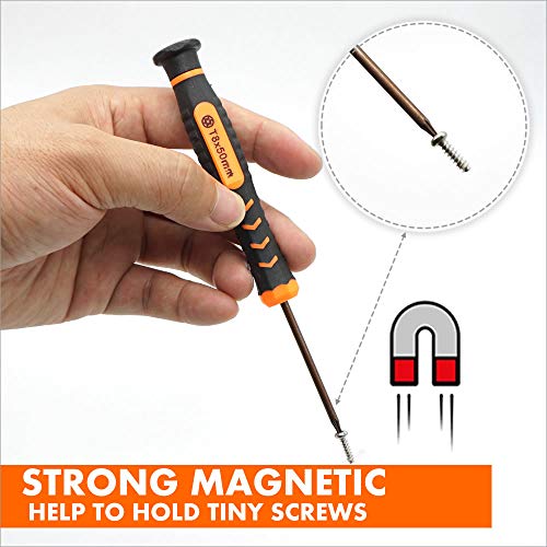 T8 Torx Screwdriver,TECKMAN TR8 Torx Security Screwdriver for Macbook,HDD,PS3,PS4,Xbox one and Xbox 360 Controllers Repair