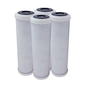 4 pack flow-pur 8 carbon block filter compatible cartridge wcbcs-975-rv by american water solutions