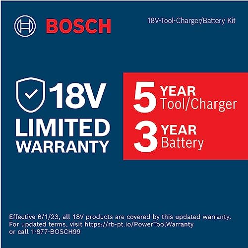 BOSCH GBH18V-26DK15 18V EC Brushless SDS-plus® Bulldog™ 1 In. Rotary Hammer Kit with (1) CORE18V® 4 Ah Advanced Power Battery