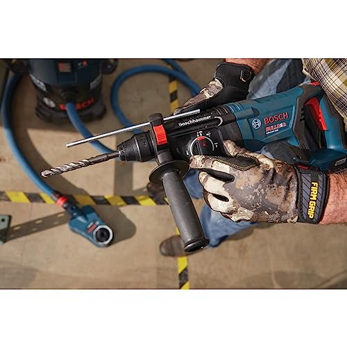 BOSCH GBH18V-26DK15 18V EC Brushless SDS-plus® Bulldog™ 1 In. Rotary Hammer Kit with (1) CORE18V® 4 Ah Advanced Power Battery