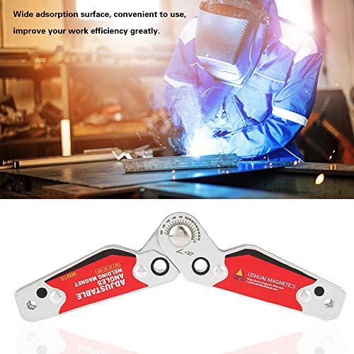 Adjustable Angles Welding Magnet 20°-200°, Magnetic Welding Holder Clamp Welder Tool for Soldering Positioning