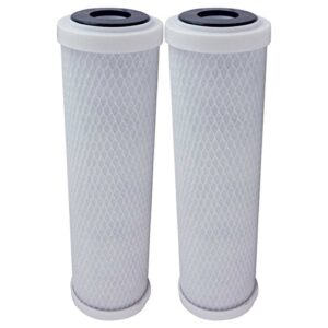 american water solutions 2-pack of premium countertop water replacement filter ecosoft compatible for the countertop ecosoft water filters