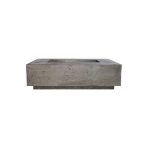 prism hardscapes tavola 1 concrete gas fire pit (ph-405-4ng), natural gas, pewter, 56x38-inch
