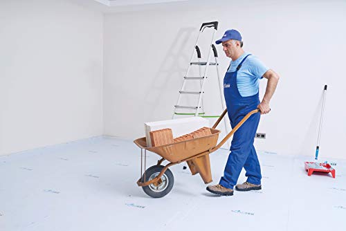 KORUSER Temporary Floor Protection 36’’ x 100’ - Anti Slip, Easily Applied Save Your Time - 100% Paint Proof – Reusable Material,Coverage of 300 sqft!