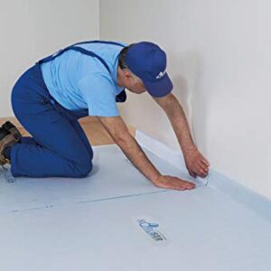 KORUSER Temporary Floor Protection 36’’ x 100’ - Anti Slip, Easily Applied Save Your Time - 100% Paint Proof – Reusable Material,Coverage of 300 sqft!