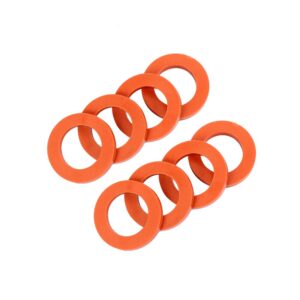 Garden Hose Washer Heavy Duty Rubber Washer, Fit All Standard 3/4" Garden Hose Fittings (40 Pieces)(red)