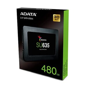 ADATA SU635 480GB 3D-NAND SATA 2.5 inch Internal SSD (ASU635SS-480GQ-R)