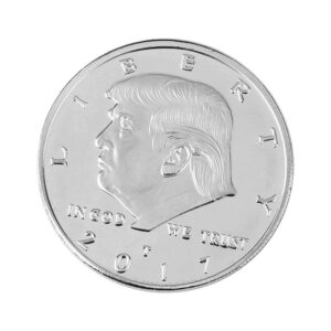 Donald Trump Coin, 2017 Silver Plated Collectable Coin, 45th President - 10 Pack