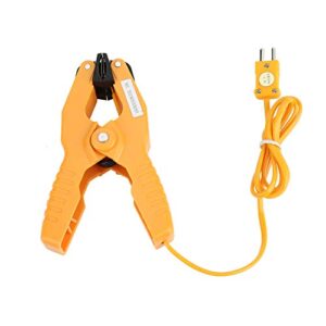 Thermocouple Pipe Clamp Walfront HT-05 K-Type Thermocouple Temperature Sensor Probes Clip Pipe Clamp 1~3/8" (-40~200℃)