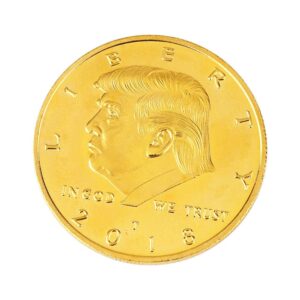 Novobey Donald Trump Gold Coin, 2018 Gold Plated Collectable Coin, 45th President - 20 Pack