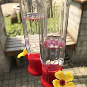 VIMOA Mini Hummingbird Feeder 4 Pack Small Hummingbird Feeders for Outdoor 2.3oz