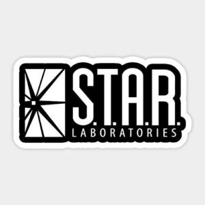 star labs flash vinyl sticker