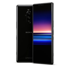 sony xperia 1 unlocked smartphone 6.5" 4k hdr oled display, 128gb - black - (us warranty)