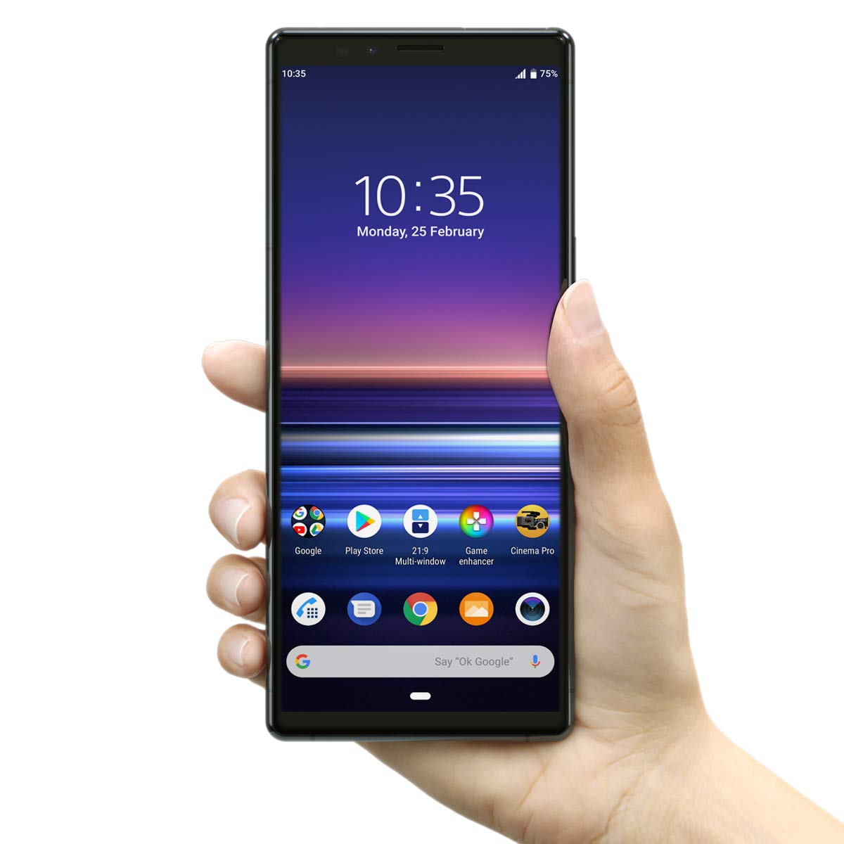 Sony Xperia 1 Unlocked Smartphone 6.5" 4K HDR OLED Display, 128GB - Black - (US Warranty)