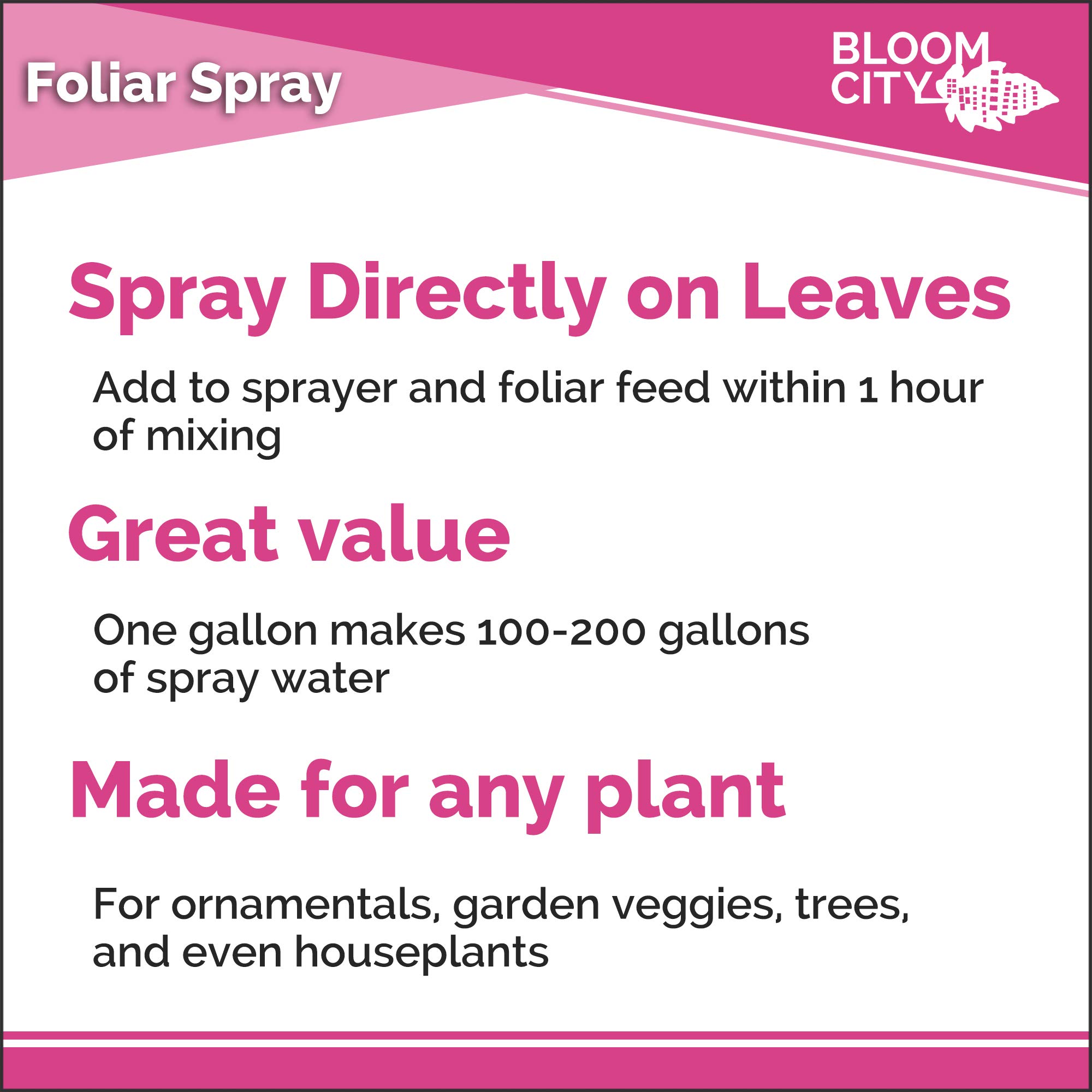 Organic SuperGreen Kelp Foliar Spray for Plants by Bloom City, Quart (32 oz)