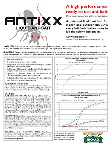 Antixx Plus Ant Earwig Cutworm Sowbugs Pillbug Cricket Slug Snail Killer 5 Pound OMRI Listed