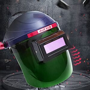 Welding Helmet, Auto Darkening Welding Face Shield, Solar Powered Welder Protective Gear for Arc Tig Mig CT TIG KR, 10 Protective Sheet Inlcuded