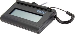 topaz siglite t-l460-hsb-r usb electronic signature capture pad (non-backlit) (renewed)