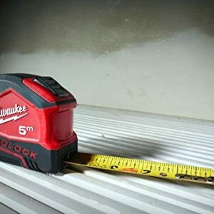 Milwaukee Autolock Tape Measure 5m (Width 25mm) (Metric Only)