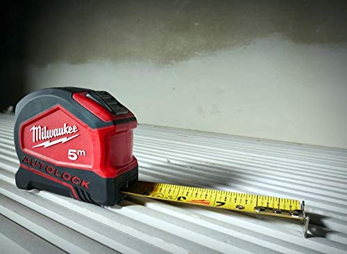 Milwaukee Autolock Tape Measure 5m (Width 25mm) (Metric Only)