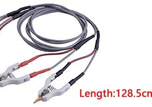 beler 4 Wires Type Microresistivity Test Lead Cable Kelvin Clip LCR Clamp