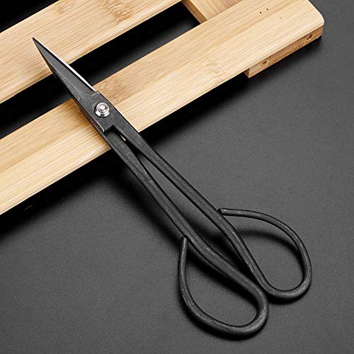 Atyhao 190mm Stainless Steel Garden Bonsai Scissors Shear Root Branch Trimming Pruning Tools