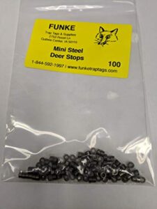 100 mini deer stops 3/32 and smaller cable traps trapping snares