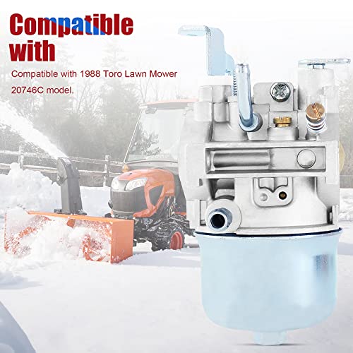 YOFMOO Carburetor Compatible for Snow Thrower Blower Lawn Mower Toro CCR2000 CCR3000 38130 38185 38185C 38186 38430 38431 38435 38436 38180 38180C 38181 957935 814690 810420 20746C Mikuni Suzuki