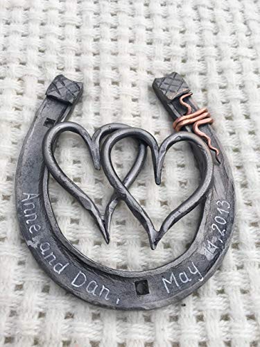 6th anniversary gift, iron anniversary, iron anniversary gift, iron gift, 6th anniversary gift for her,iron horseshoe,iron hearts,iron gifts