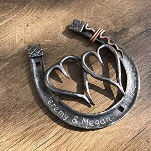 6th anniversary gift, iron anniversary, iron anniversary gift, iron gift, 6th anniversary gift for her,iron horseshoe,iron hearts,iron gifts