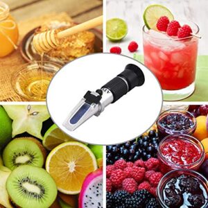 AUTOUTLET 3-in-1 Honey Baume Refractometer,Brix and Baume Honey Refractometer,58-90% Brix Scale Range Honey Moisture Tester with ATC,Ideal for Honey,Milk,Sugar Syrup,Fruit jam and Molasses,Bee Keeping