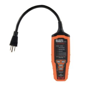 Klein Tools RT310 Outlet Tester, AFCI and GFCI Receptacle Tester for North American AC Electrical Outlets