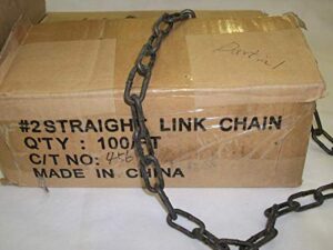 montree shop 100 feet of #2 straight link chain, traps, trapping