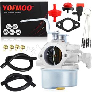 yofmoo carburetor compatible for tecumseh 640152a 640152 640023 640051 640140 640112 hm80 hm90 hm100 8hp 9hp 10hp engines mower 5000w generator replaces oregon# 50-655 carb