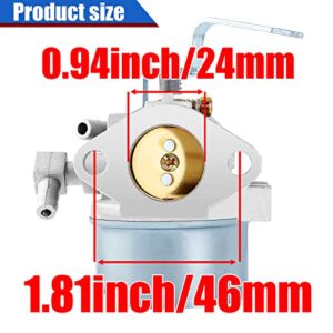 YOFMOO Carburetor Compatible for Tecumseh 640152A 640152 640023 640051 640140 640112 HM80 HM90 HM100 8HP 9HP 10HP Engines Mower 5000w Generator Replaces Oregon# 50-655 Carb