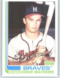 2013 topps archives #69 eddie mathews braves mlb baseball card nm-mt