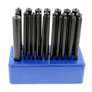 abn hole transfer punch set for steel, wood, etc – sae transfer set – 28 piece transfer punch set 3/32 to 17/32in