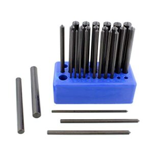 ABN Hole Transfer Punch Set for Steel, Wood, Etc – SAE Transfer Set – 28 Piece Transfer Punch Set 3/32 to 17/32in