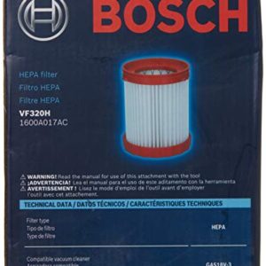 BOSCH VF320H HEPA Filter for 18V 2.6-Gallon Wet/Dry Vacuum Cleaner