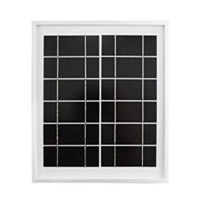 Waveshare Mini Solar Panel (6V 5W) with 156 Monocrystalline Cell for Solar Power Manager, Toughened Glass+ Anodic Oxidation Aluminum Alloy+ 0.25mm PET Material,6.0V ± 5% Voltage