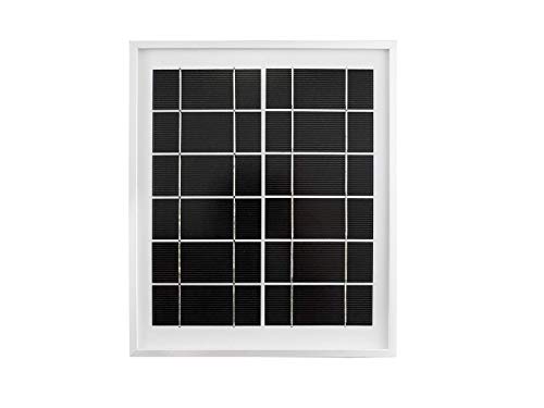 Waveshare Mini Solar Panel (6V 5W) with 156 Monocrystalline Cell for Solar Power Manager, Toughened Glass+ Anodic Oxidation Aluminum Alloy+ 0.25mm PET Material,6.0V ± 5% Voltage