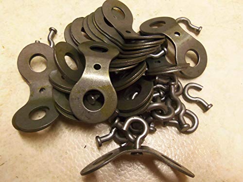 Montree Shop 24 New Double Trap Stake Swivels Traps Swivels Double Swivels (2 Dozen)