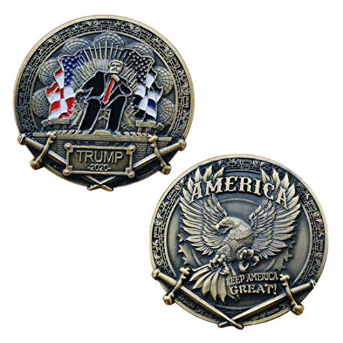 Donald Trump Challenge Coin, Commemorative Coin Trump Back America,A Collection Item Designed for The President