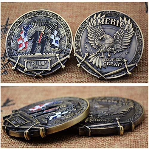 Donald Trump Challenge Coin, Commemorative Coin Trump Back America,A Collection Item Designed for The President