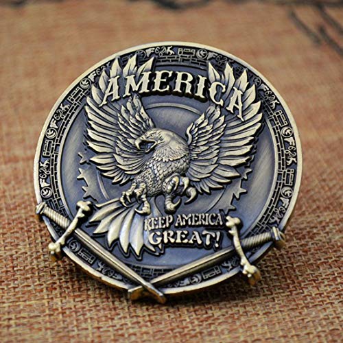 Donald Trump Challenge Coin, Commemorative Coin Trump Back America,A Collection Item Designed for The President